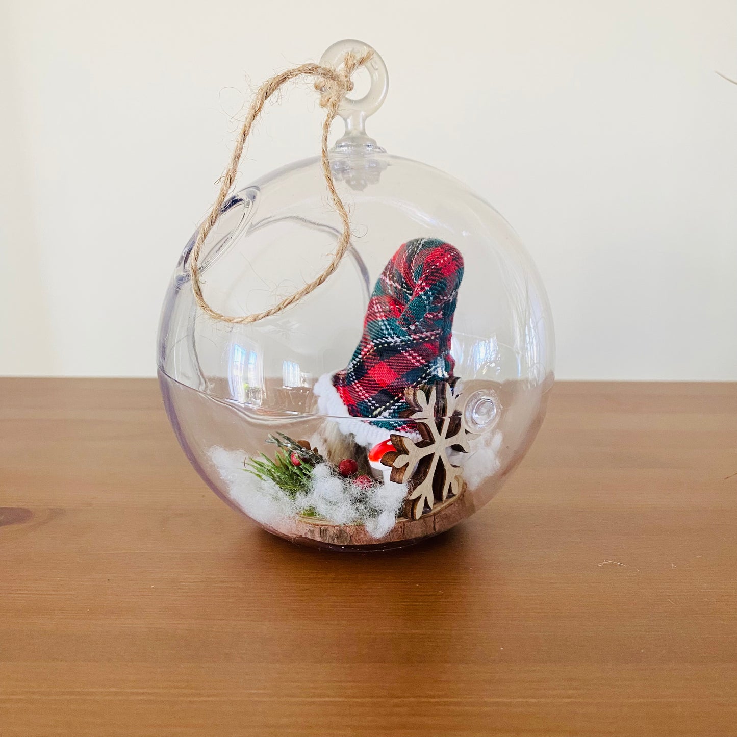 Boule de Noël Gnome de la forêt