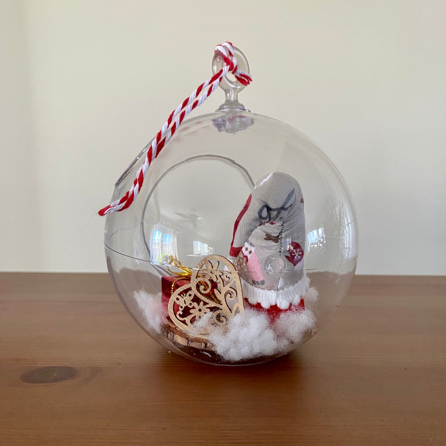 Boule de Noël Gnome joie des fêtes