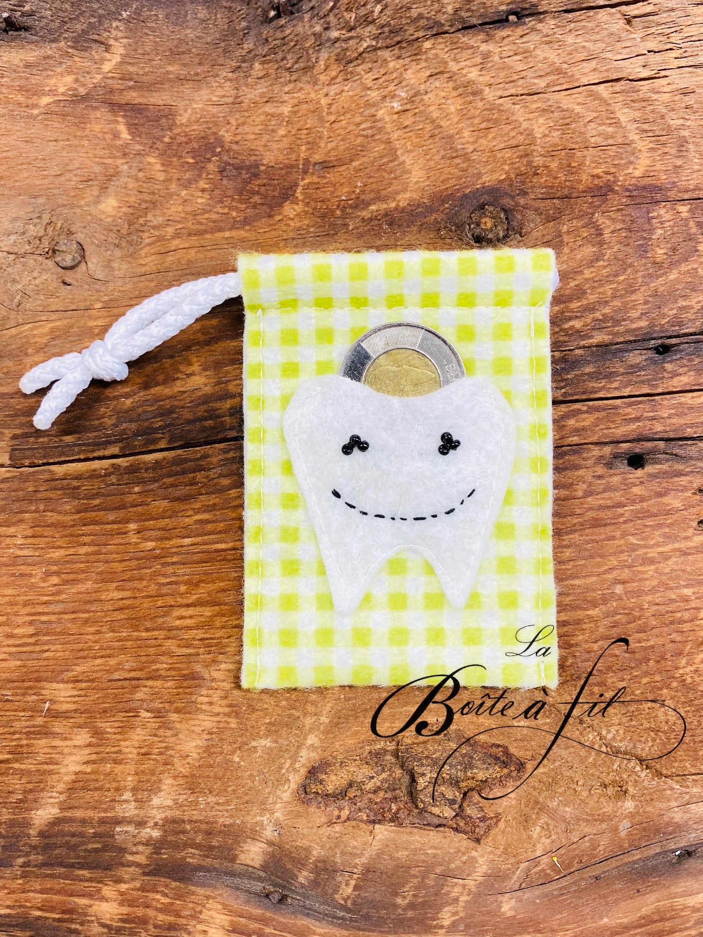 Sac de fée des dents - vert vif