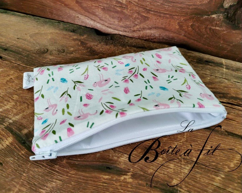 Sac à collation réutilisable - Flamand Rose