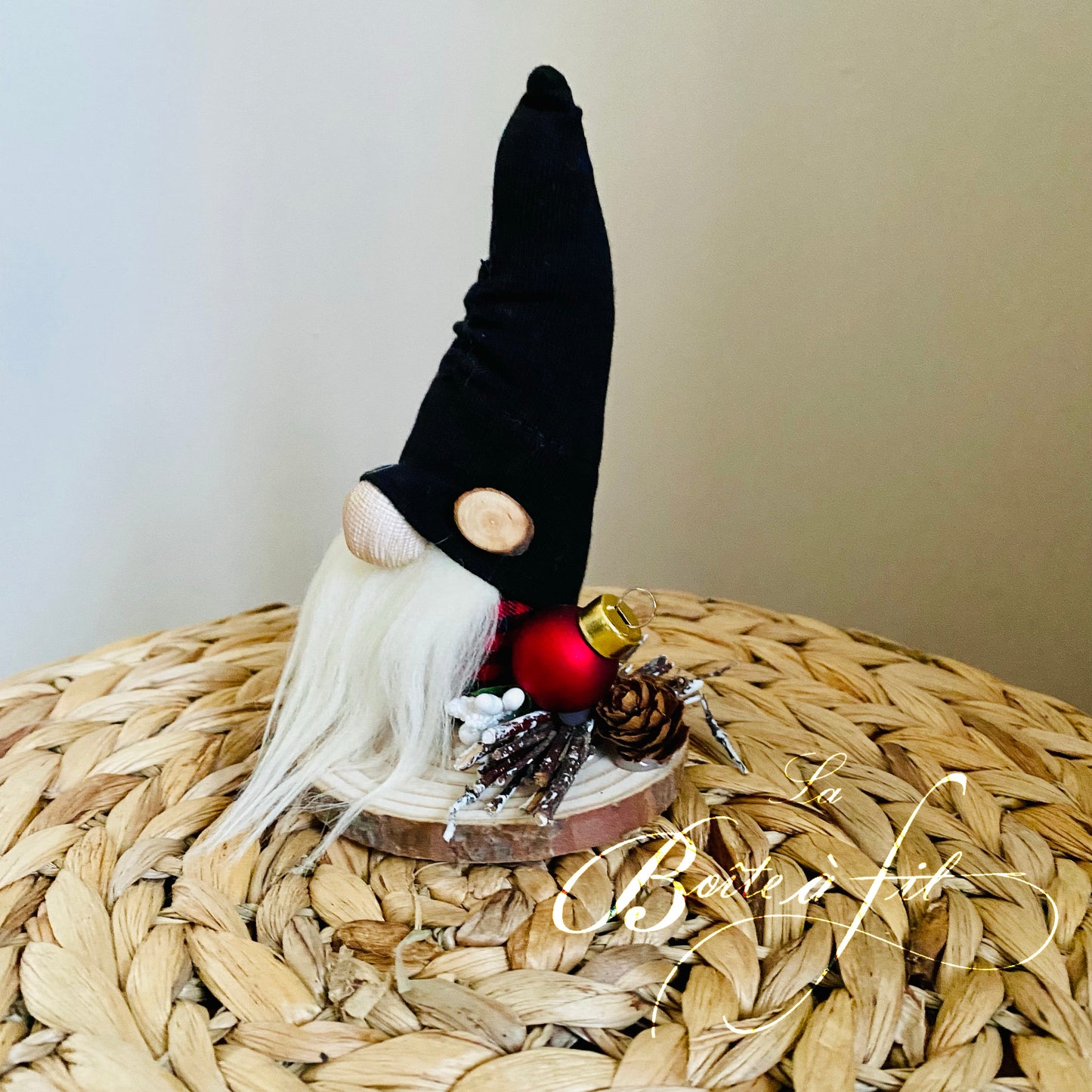 Gnomes de Noël - bûcheron